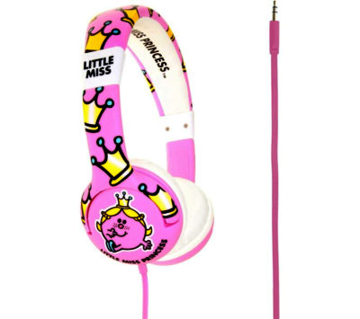 MR MEN  Little Miss Princess Kids Headphones - Pink